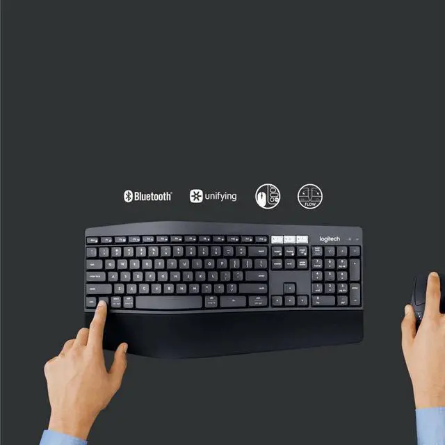 Alt view image 6 of 7 - Logitech MK850 Performance Wireless Keyboard and Mouse Combo