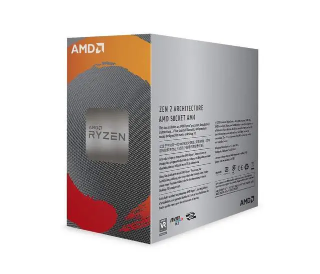Alt view image 2 of 4 - AMD Ryzen 5 3600 6-Core, 12-Thread Unlocked Processor with Wraith Spire Cooler