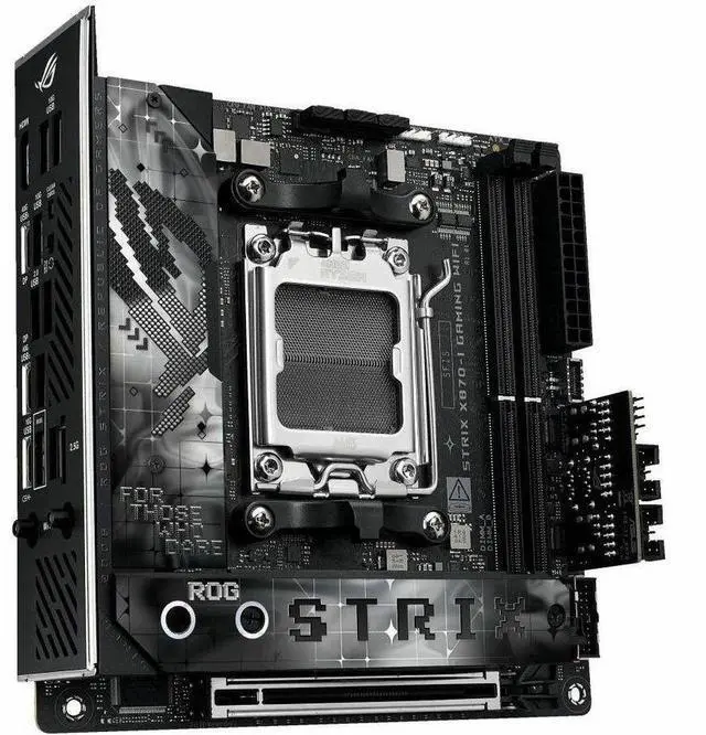 Main image of Asus ROG Strix X870-I GAMING WIFI AM5 DDR5 mITX Gaming Desktop Motherboard