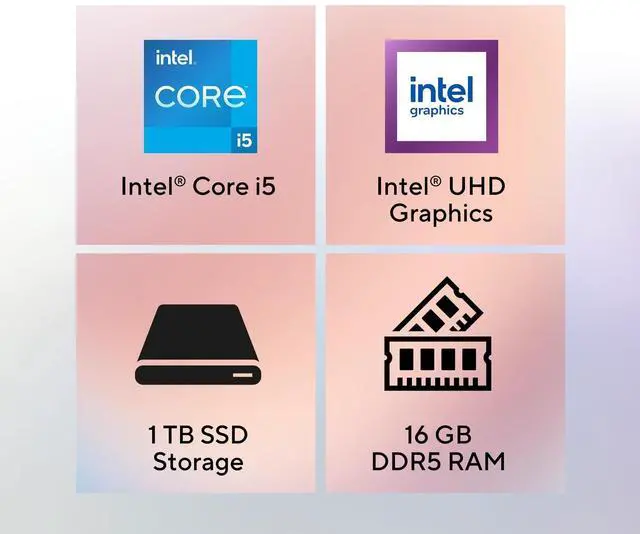 Alt view image 3 of 7 - Asus ExpertCenter P400 P440VA-DS504T All-in-One Computer Intel Core i5 13th Gen