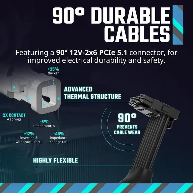 Alt view image 3 of 7 - Cooler Master MWE Gold MPX-8503-AFAG 850W Power Supply ATX 120 V AC 230 V AC