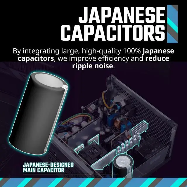 Alt view image 7 of 7 - Cooler Master MWE Gold MPX-8503-AFAG 850W Power Supply ATX 120 V AC 230 V AC