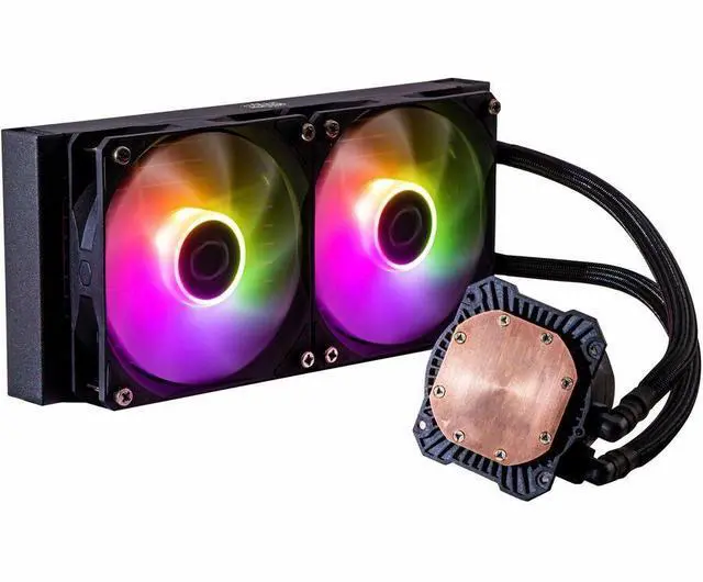 Main image of Cooler Master MasterLiquid 240L Core ARGB AIO Cooling Black MLWD24MA18PZR1