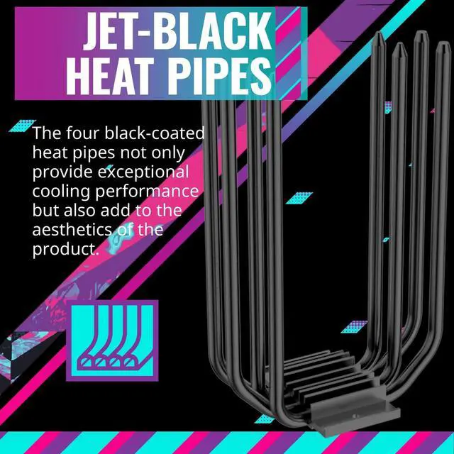 Alt view image 4 of 7 - Cooler Master Hyper 212 Halo Black 1 Pack RRS4KK20PAR1