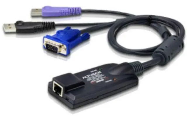 Main image of ATEN USB Virtual Media KVM Adapter Cable with Smart Card Reader CPU Module-TAA