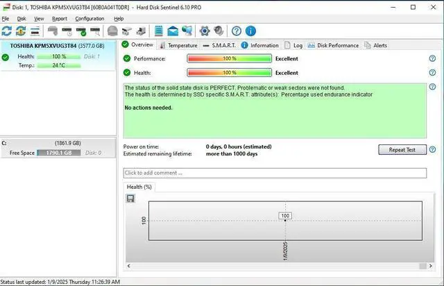 Alt view image 2 of 3 - (NOT FOR HOME PC!) KPM5XVUG3T84 Dell 3.84TB SAS 2.5" 12G MU SSD Gen14 Solid State Drive