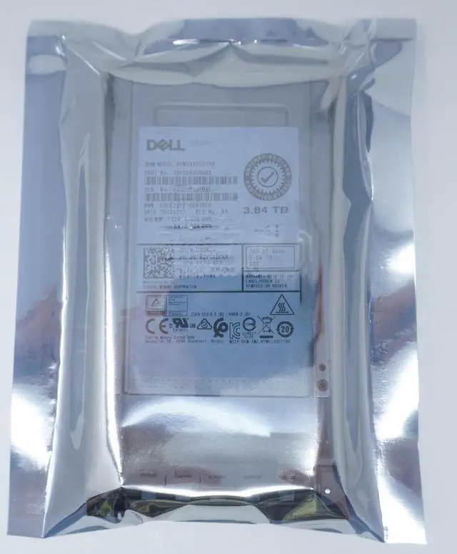 Main image of (NOT FOR HOME PC!) 91W3V Dell 3.84TB SAS 2.5" 12G MU SSD KPM5XVUG3T84 For R220 R320 R420 R520 R720