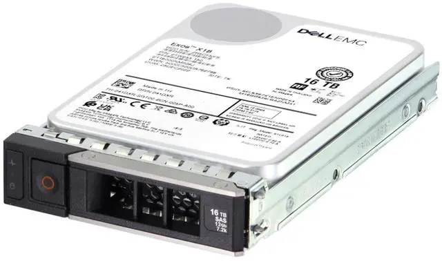Main image of (NOT FOR HOME PC!) Dell 16TB 7.2K 512e 12Gbps NL SAS 3.5 HDD Exos X18 (41DXR)
