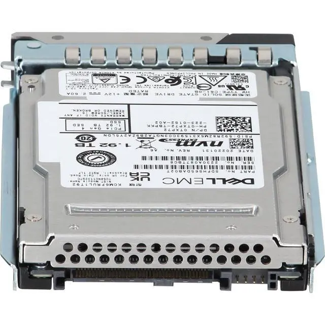 Alt view image 4 of 5 - Dell 1.92TB Enterprise NVMe Gen4 RI TLC SED FIPS 2.5 SSD CM6-R (TXP72)