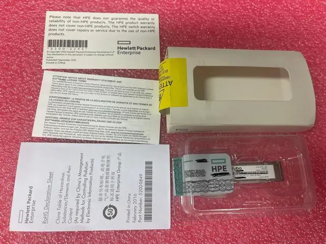 Main image of J9150D HPE Aruba 10G SFP+ LC SR OM3 300m MMF Transceiver SEAL
