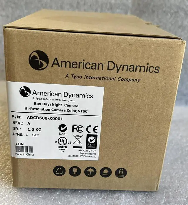 Main image of Box Day/Night Camera Hi-Resolution Camera Color NTSC ADCD600-X0001 REV: A