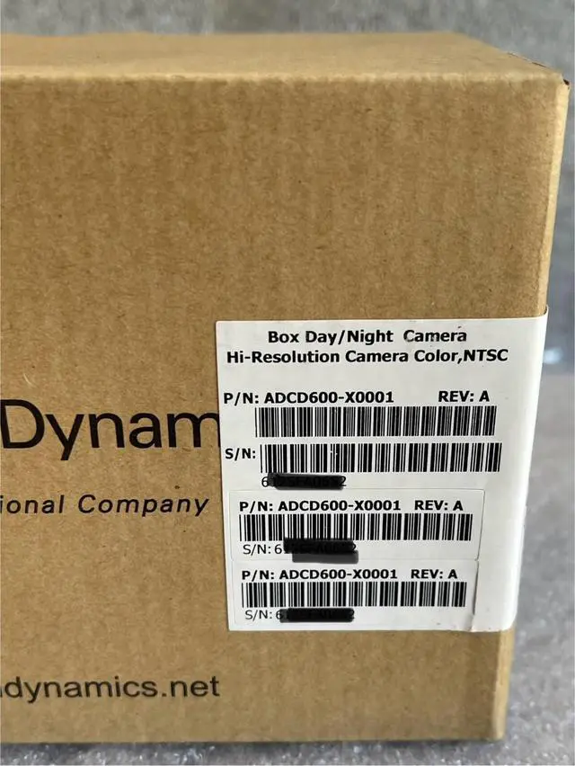 Alt view image 4 of 5 - Box Day/Night Camera Hi-Resolution Camera Color NTSC ADCD600-X0001 REV: A