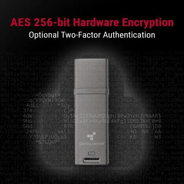 Alt view image 2 of 7 - DataLocker DL GO 16GB Usb 3.2 gen 1 type a + Usb 3.0 + Usb 3.1 Flash Drive