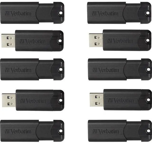 Main image of Microban 32GB PinStripe USB 3.2 Flash Drive Business Pack