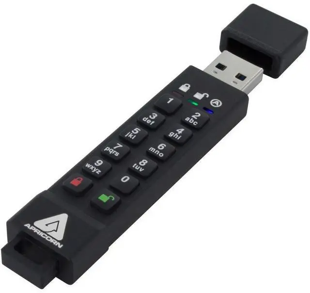 Main image of Apricorn Aegis Secure Key 32GB Hardware Encrypted USB 3.1 Flash Drive