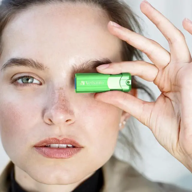 Alt view image 7 of 7 - Verbatim 16GB PinStripe USB 3.0 Flash Drive 5pk Assorted 70387