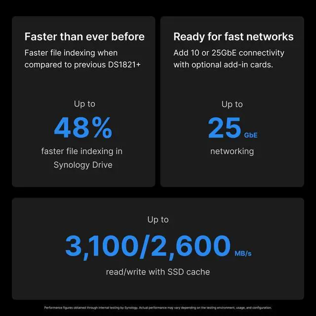 Alt view image 3 of 6 - Synology DiskStation DS1823XS+ SAN/NAS Storage System
