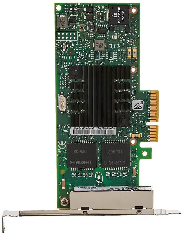 Alt view image 3 of 3 - Intel 4-Port PCIe 2.1 Ethernet Server Adapter I350-T4