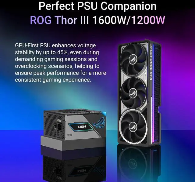 Alt view image 5 of 7 - ASUS ROG ASTRAL GEFORCE RTX 5080 16GB GDDR7 OC EDITION GAMING