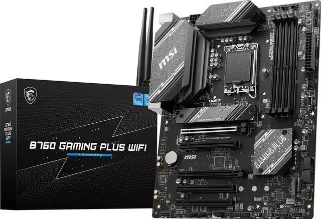 Main image of MSI B760 Gaming Plus WiFi LGA-1700 DDR5 ATX Gaming Motherboard