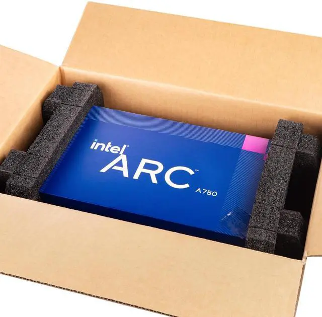 Alt view image 3 of 7 - Intel ARC A750 Limited Edition 8GB GDDR6 PCIe 4.0 Graphic Card - 21P02J00BA