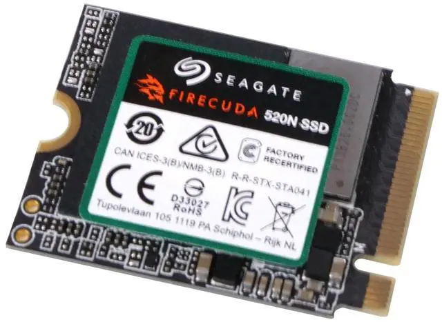 Alt view image 4 of 5 - Seagate FireCuda 520N 1TB ZP1024GV30002 PCIe Gen 4 4 NVMe 8GB/s M.2 2230 SSD