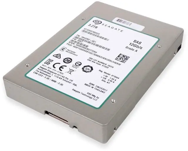 Alt view image 7 of 7 - (NOT FOR HOME PC!) Seagate 1200.2 3.2TB ST3200FM0023 SAS 12Gb/s eMLC 10 DWPD 2.5" Enterprise SSD