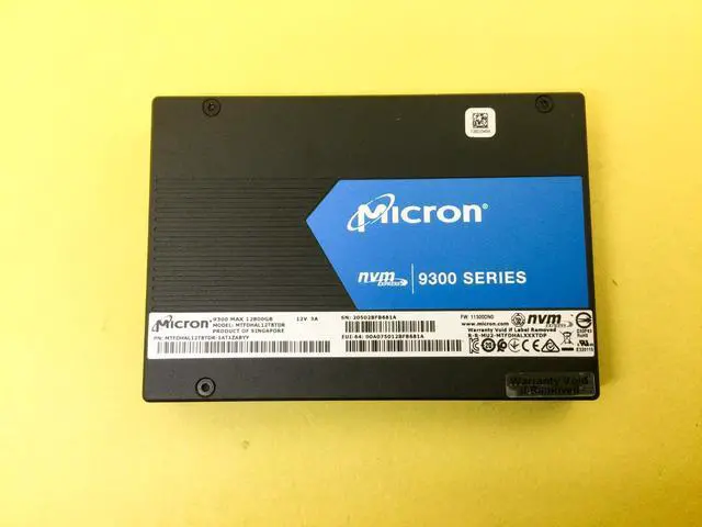 Main image of Micron 9300 MAX 12.8TB NVME PCIE3.0 U.2 2.5in SSD MTFDHAL12T8TDR