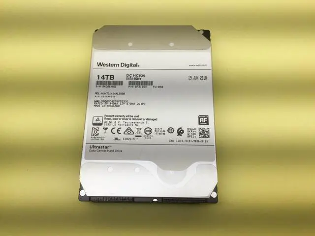 Main image of WD Ultrastar DC HC530 14TB 7.2K SATA 6Gb/s 3.5'' Enterprise HDD WUH721414ALE600