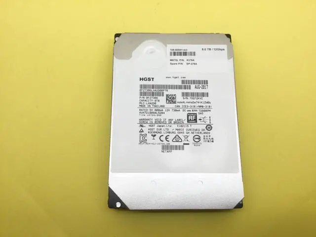 Main image of (NOT FOR HOME PC!) HGST 8TB 7.2K SAS 12Gb/s 3.5in Internal HDD HUH721008AL5204