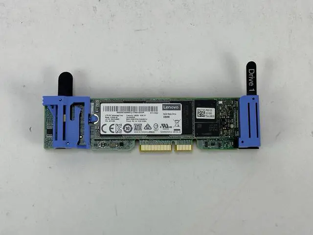 Alt view image 4 of 5 - Lenovo ThinkSystem 01KN512 Boot RAID Kit Module 2x M.2 SSD No drive Included