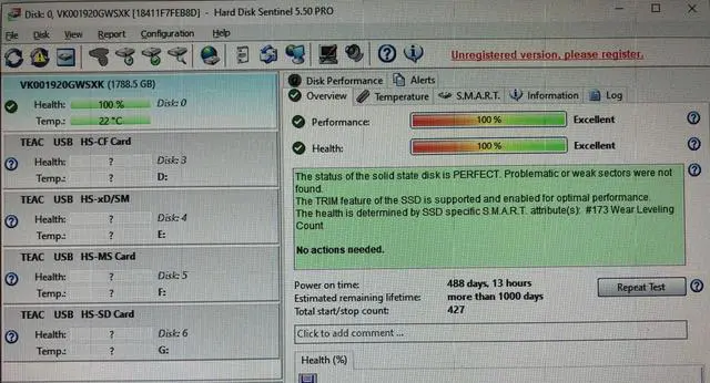 Alt view image 2 of 5 - 1.92TB SATA 6G HPE Micron 5200 Eco Read Intensive 2.5 SFF SSD Smart Carrier SC