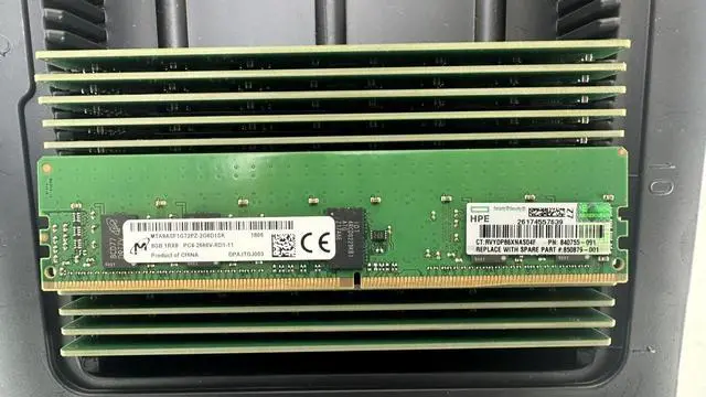 Main image of (NOT FOR HOME PC!) HPE Micron 8GB PC4-2666V DDR4 1Rx8 ECC Registered Server RAM Memory 840755-091