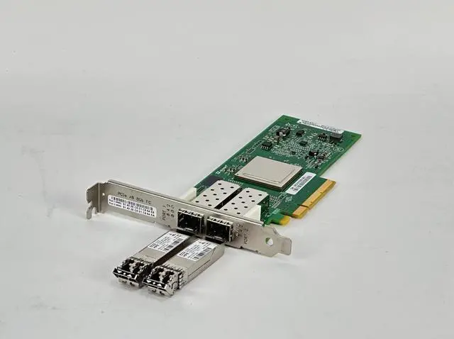 Main image of HPE 82Q 8Gb FC Dual Port HBA QLE2562 2x SFP+ 8G Transceivers AJ764A AJ718A