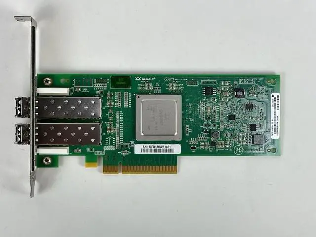Alt view image 5 of 6 - HPE 82Q 8Gb FC Dual Port HBA QLE2562 2x SFP+ 8G Transceivers AJ764A AJ718A
