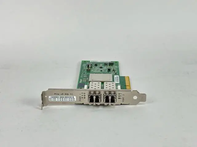 Alt view image 4 of 6 - HPE 82Q 8Gb FC Dual Port HBA QLE2562 2x SFP+ 8G Transceivers AJ764A AJ718A