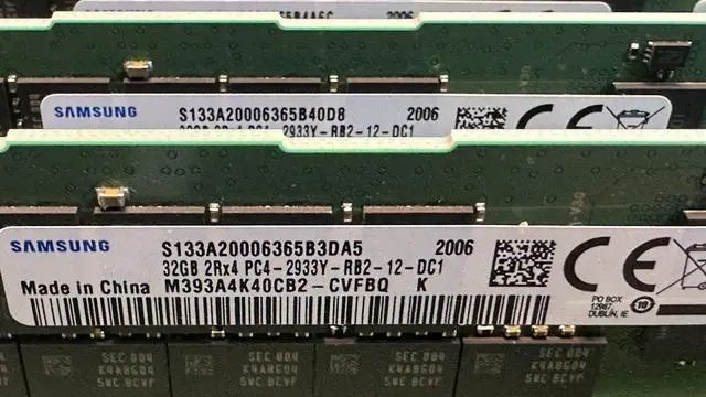 Alt view image 4 of 5 - (NOT FOR HOME PC!) 1x Lenovo 32GB DDR4-2933 2Rx4 Registered PC4-2933Y Server RAM Memory SR950 RDIMM