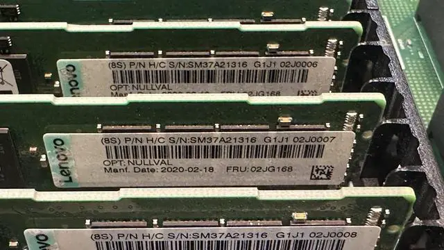 Alt view image 5 of 5 - (NOT FOR HOME PC!) 1x Lenovo 32GB DDR4-2933 2Rx4 Registered PC4-2933Y Server RAM Memory SR950 RDIMM