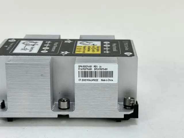 Alt view image 4 of 7 - HPE ProLiant DL380 Standard Heatsink + 2x Hot Swap Standard Fan