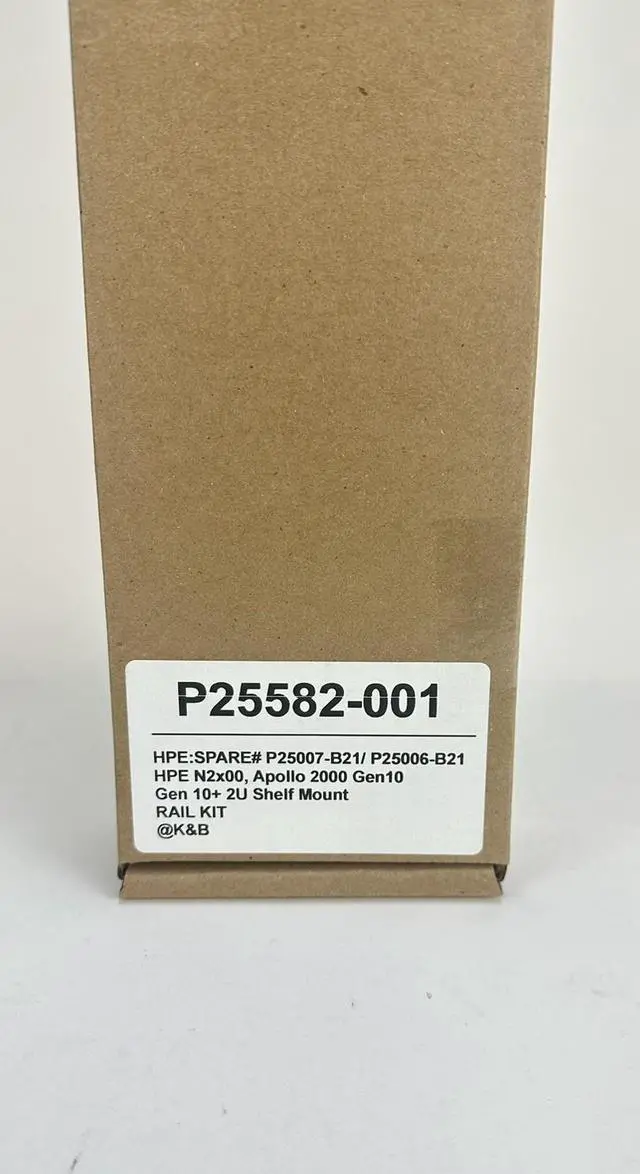 Alt view image 2 of 3 - HPE Apollo n2x00 Gen10 Plus 2U Shelf Mount Rail Kit DX2600 N2600 R2600 2000 G10P