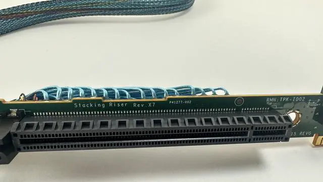 Alt view image 6 of 7 - HPE DL385 DL145 DL345 Gen11 x16 Riser Kit Stacking S8 P60861-001 P51472-001 G11