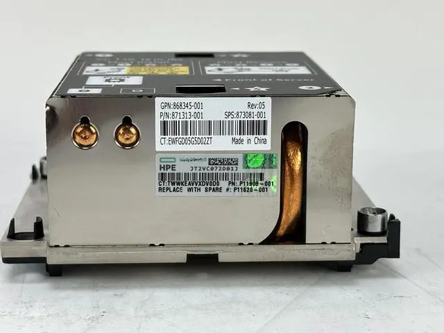 Alt view image 2 of 5 - HP HPE 873081-001 Synergy 480 Gen10 Front Heatsink G10 874086-001 w/CPU Bracket