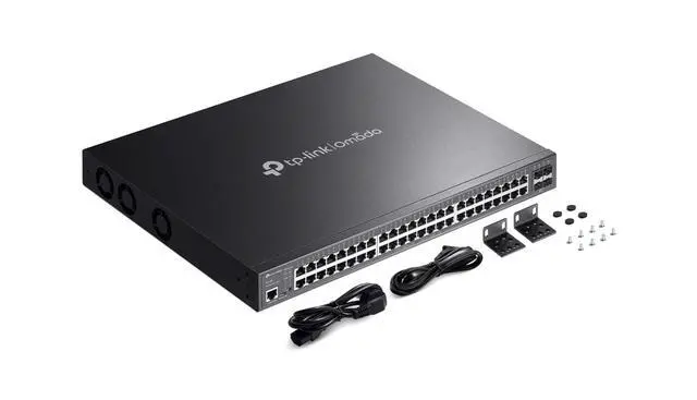 Alt view image 7 of 7 - TP-Link SG3452P | Omada 52-Port Gigabit L2+ Managed Switch | 48* PoE+ | 4* SFP
