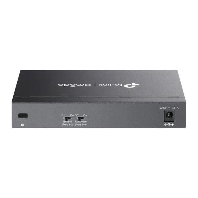 Alt view image 4 of 7 - TP-Link DS106GPP | Omada 6-Port Gigabit PoE++ Unmanaged Desktop Switch