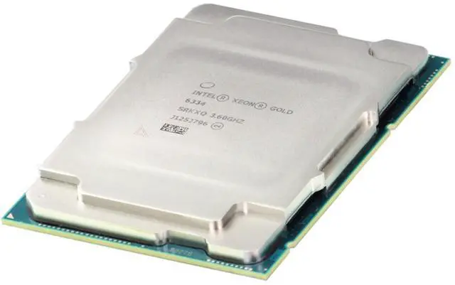 Main image of 8-Core 3.6GHz (3.7GHz) 3200MHz 18M 165W - Intel Xeon Gold 6334 (SRKXQ) -R