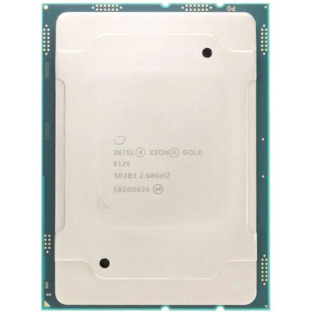 Alt view image 3 of 3 - 12-Core 2.6GHz (3.7GHz) 2666MHz 19.25M 125W - Intel Xeon Gold 6126 (SR3B3) -R