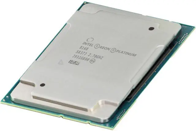 Main image of Intel Xeon Platinum 8168 24-Core 2.7GHz DDR4-2666 33M 205W (SR37J) -R