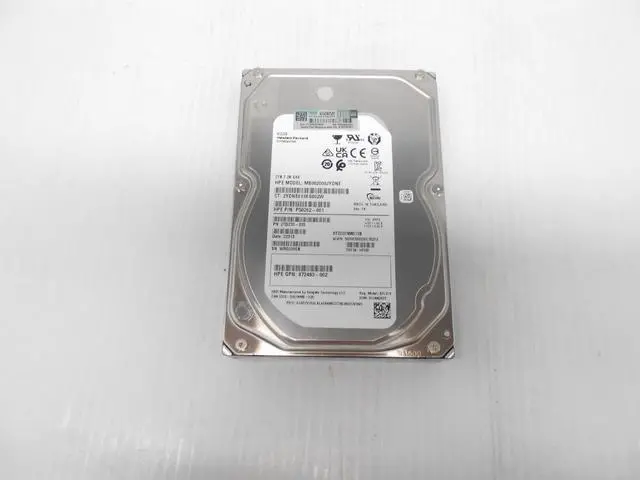 Main image of (NOT FOR HOME PC!) HP 2TB SAS 3.5" 12Gbps Hard drive ST2000NM013B MB002000JYDNE P50262-001 2TD230