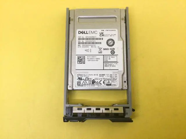 Alt view image 2 of 3 - (NOT FOR HOME PC!) KRVY1 Dell 960GB SAS 24Gbps Read Intensive ISE 2.5in SSD 0KRVY1 KPM7XVUG960G