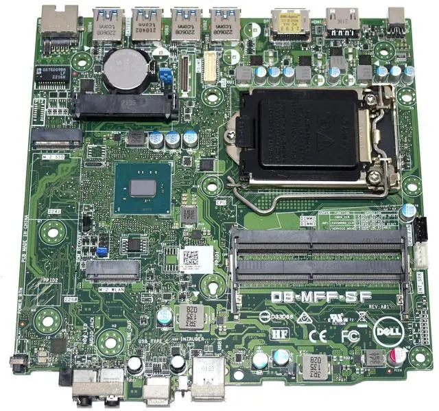 Alt view image 3 of 5 - Dell OptiPlex 7050 Micro Motherboard Chipset Q270 Socket LGA1151 DB-MFF-SF D24M8